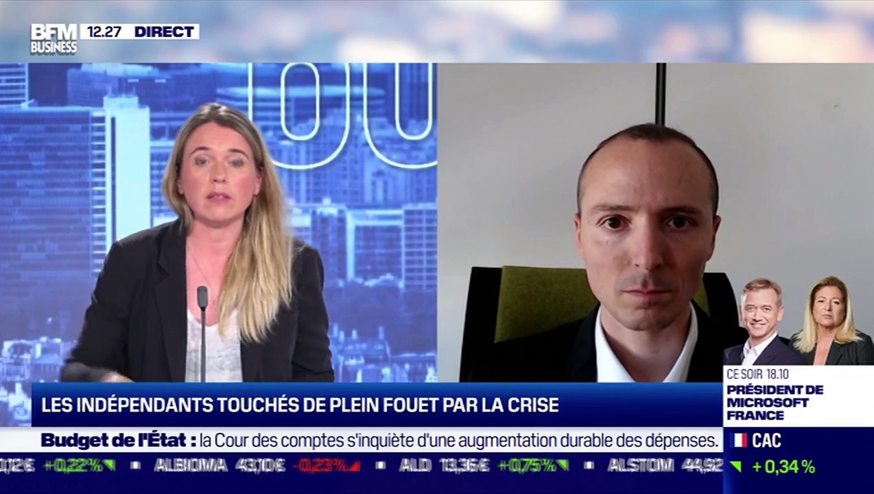 Grégoire Leclercq (FNAE) : Les indépendants touchés de plein fouet par la crise - 13/04