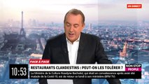 Un restaurateur balance en direct dans 