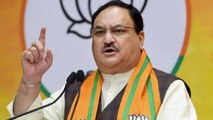 Bengal elections: BJP president JP Nadda holds roadshow in Bardhaman