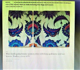 İSTANBUL-ADANA'DA 19 YIL ÖNCE SOYULAN CAMİNİN ÇİNİLERİ, LONDRA'DA MÜZAYEDEDEN ÇIKTI