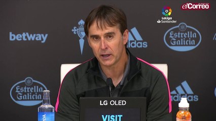 Declaraciones de Julen Lopetegui tras el encuentro frente al Celta de Vigo
