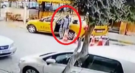 Taksi kaçıran kadından pes dedirten savunma