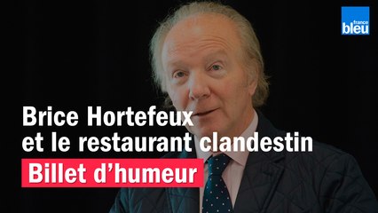 Brice Hortefeux et le restaurant clandestin - Le billet de Willy Rovelli