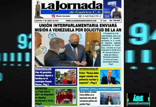 Al Aire 13ABR2021 | Comité de Postulaciones Electorales de la AN presentó segundo listado de postulados a rectores CNE