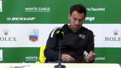 ATP - Rolex Monte-Carlo 2021 - Fabio Fognini : "È davvero speciale perché sono nato qui, sono nato a Sanremo"
