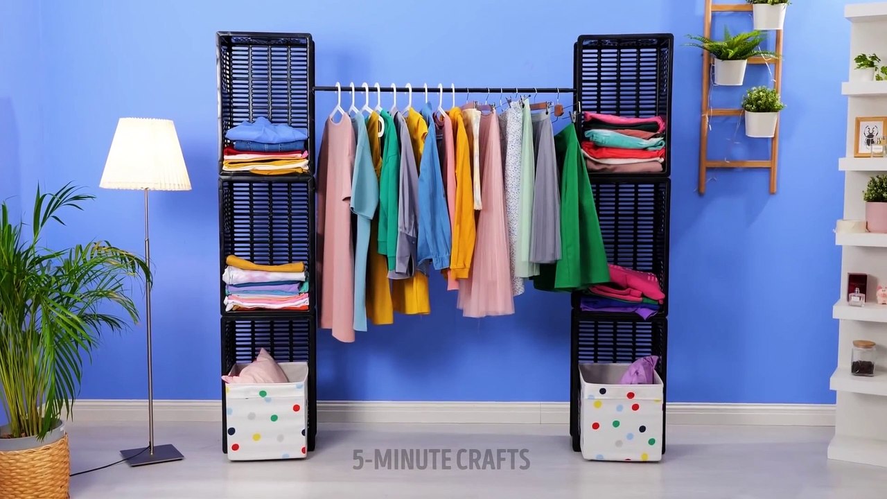 20 GENIUS ORGANIZING HACKS _ Cool Ideas And DIY Crafts To Transform Your Home