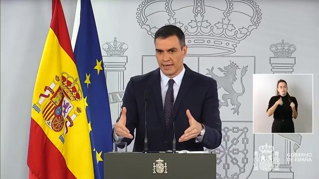 Pedro Sánchez: Trabajamos para no prorrogar el estado de alarma