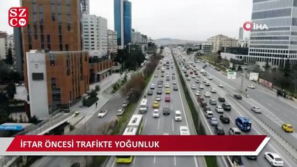 Descargar video: İstanbul'da ilk iftar öncesi trafik yoğunluğu başladı