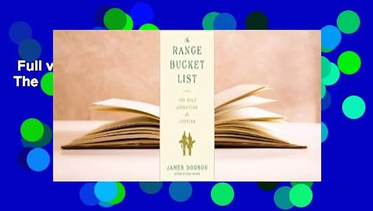Full version The Range Bucket List The Golf Adventure of a Lifetime
