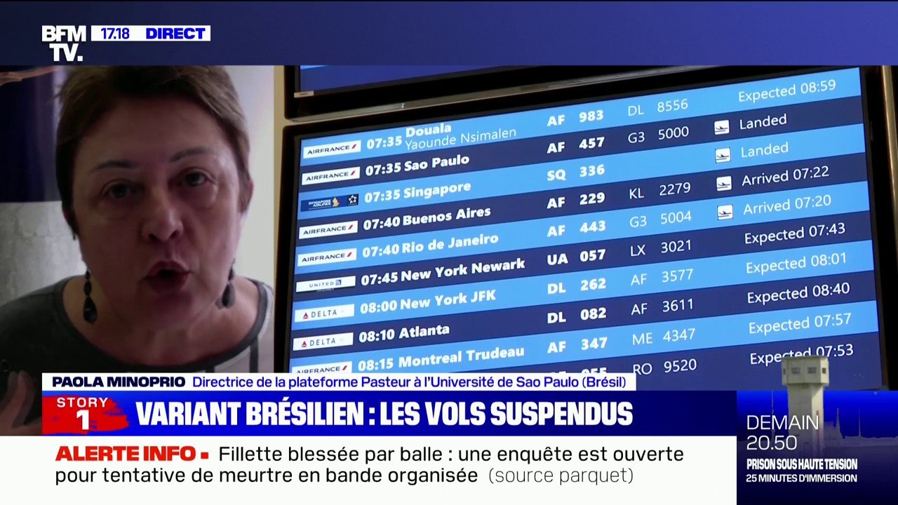 Variant brésilien: pour Paola Minoprio (Université de Sao Paulo), "il faut que tous les pays mettent en place un confinement de 4 à 6 semaines"