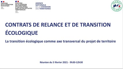 Webinaire | La transition écologique, axe transversal des projets de territoire  | 5 février 2021