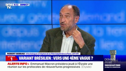 Variants: selon l'infectiologue Robert Sebbag, "il faut vraiment isoler les gens de manière territoriale"