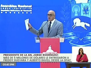 Jorge Rodríguez: Así es el presupuesto del "gobierno de Narnia" para robar los recursos de Venezuela