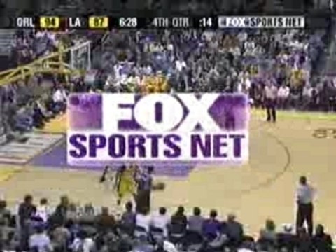 NBA Kobe Bryant blocks mr. Ballhog Tracy McGrady -