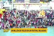 India: un millón de fieles participan de festival religioso en plena pandemia