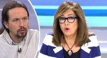 Ana Rosa Quintana sacude a Pablo Iglesias: «Señalar periodistas es cobarde y totalitario»