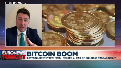 Bitcoin hits fresh record ahead of Coinbase's stock market debut