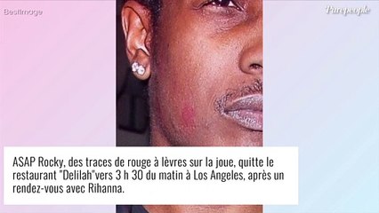 Download Video: Rihanna et A$AP Rocky en couple : une trace de rouge à lèvres qui ne trompe pas...