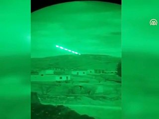 ATAK helikopteri 9 teröristi işte böyle etkisiz hale getirdi!