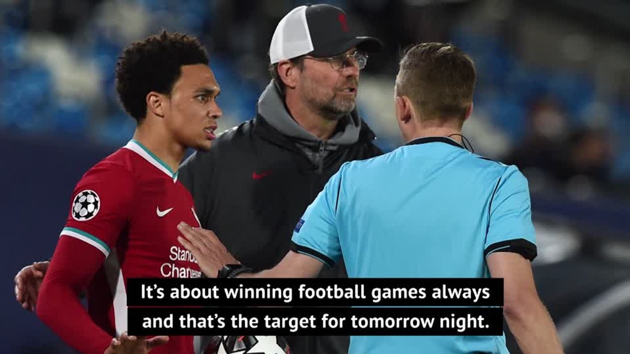 Klopp channels winning mindset in Real comeback attempt