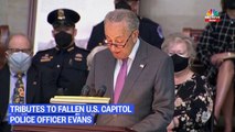 Biden Delivers Remarks At Tribute For U.S. Capitol Police Officer William Evans | Nbc News
