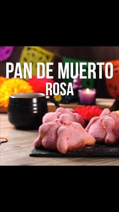 Pan de Muerto Rosa