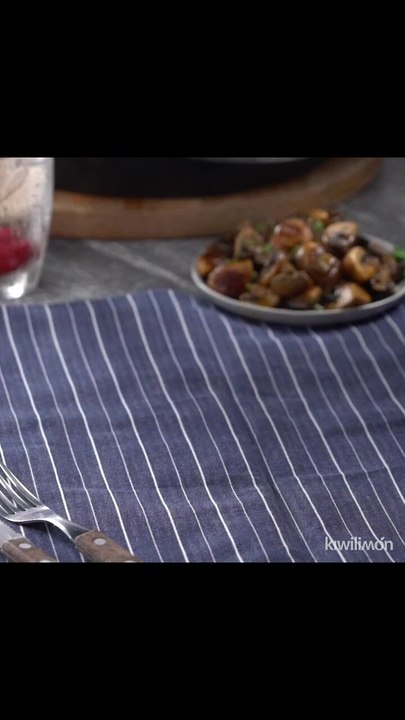 Roasted Chicken Stuffed with Vegetables and Glazed Bacon