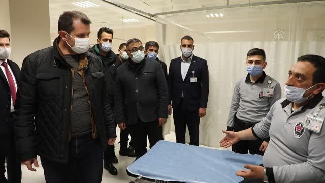 Sağlık çalışanları ile güvenlik görevlilerine saldırı - Vali Ayhan'ın hastane ziyareti