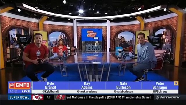 Good Morning Football | Nate Burleson On Fire Super Bowl Lv: Chiefs Vs Buccaneers, Brady Will Win