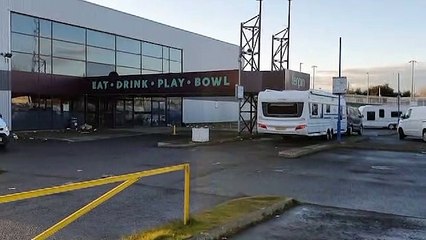 Travellers in Camelon at Tenpin Falkirk