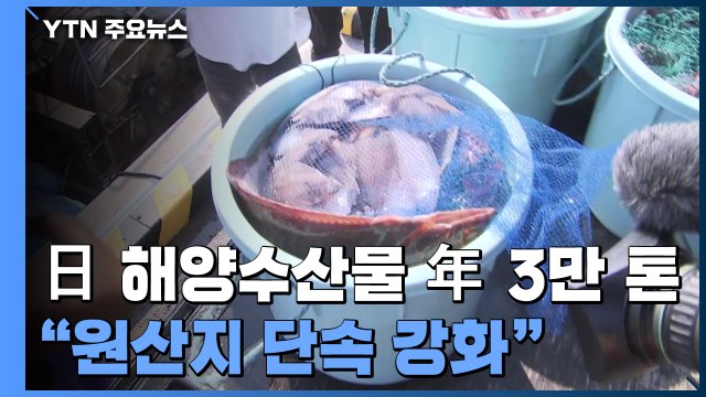 일본산 해양수산물 年 3만 톤...원산지 단속 확대 추진 / YTN