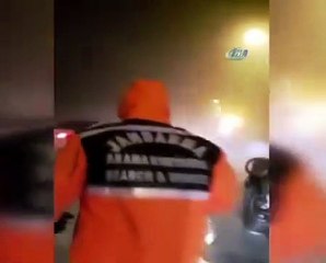 Karda mahsur kalan 45 vatandaş böyle kurtarıldı