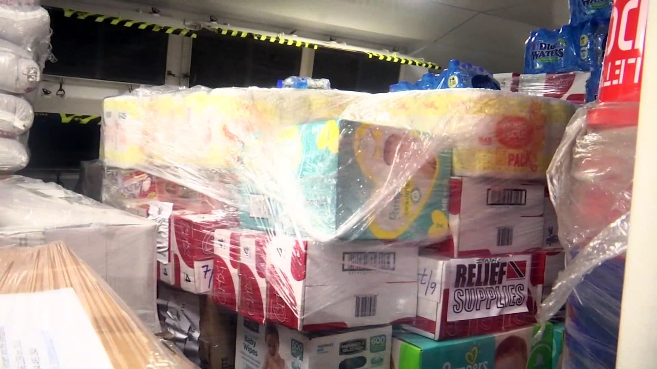 TT TROOPS, RELIEF ITEMS, OFF TO ST VINCENT