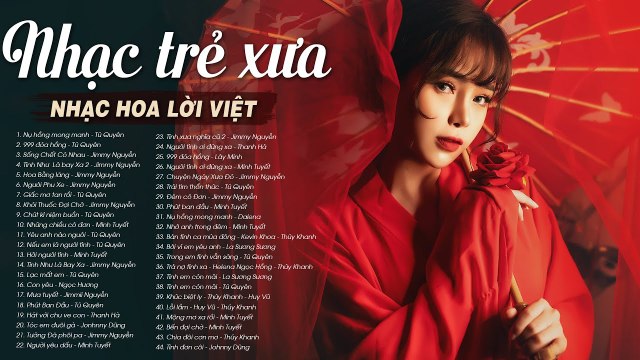 NHẠC TRẺ XƯA, NHẠC HOA LỜI VIỆT 7X 8X 9X - Lk Nụ Hồng Mong Manh Từng Làm Mưa Làm Gió Một Thời