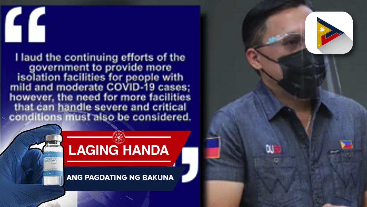 Sen. Bong. Go, umapela para sa dagdag na ICU beds para sa COVID-19 patients sa bansa  Alamin ang latest na COVID-19 updates sa www.ptvnews.ph/covid-19  #Resbakuna  #VacciNATION  #ParaSaBayan