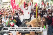 Pedro Castillo reafirma que indultará a Antauro Humala