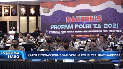 Kapolri Minta Polisi Terlibat Narkoba Ditindak Tegas