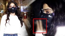 Janhvi Kapoor ने Airport पर की बदतमीज़ी, गुस्से में दिखाया Middle Finger ? | FilmiBeat