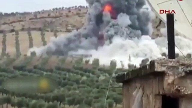 Türk savaş uçakları kritik binayı böyle havaya uçurdu
