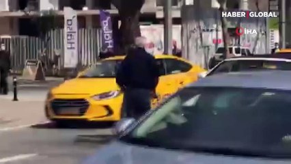 Bağdat Caddesi'nde trafiği karıştıran anlar