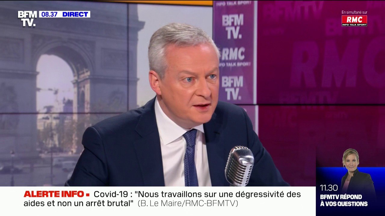 Bruno Le Maire: "Je ferai le maximum pour éviter les faillites dans notre pays"