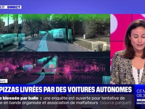 Des pizzas livrées par des voitures autonomes - 14/04