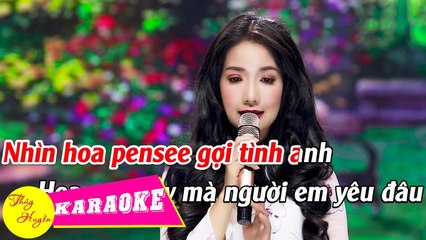 [KARAOKE] Cánh Hoa Pensée - Beat Chuẩn  Thúy Huyền