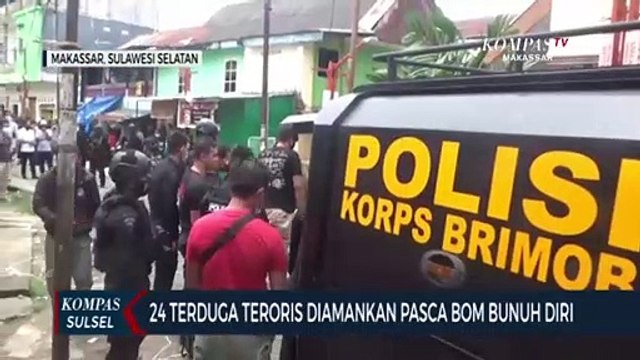 24 Terduga Teroris Diamankan Pasca Bom Bunuh Diri