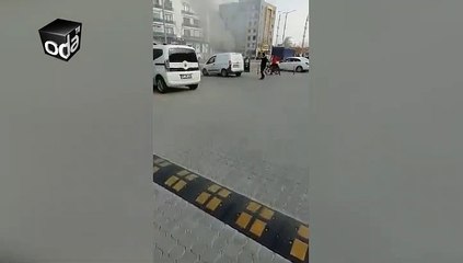 Sinir krizi geçirdi: Çaktı çakmağı yaktı