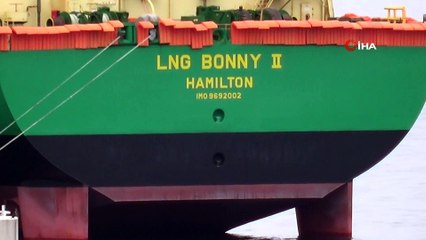 177 bin metreküplük sıvılaştırılmış doğalgaz gemisi Türkiye'den ayrıldı