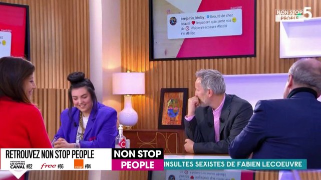 Hoshi attaquée par Fabien Lecoeuvre sur son physique, elle répond dans C à vous