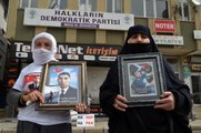 Muş'ta, 2 ailenin HDP önündeki evlat nöbetine destek