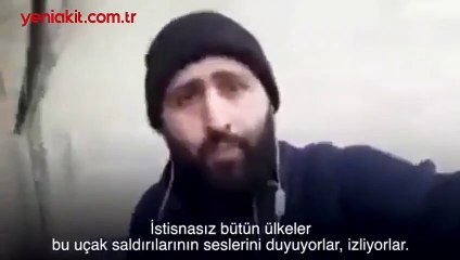Doğu Guta'da insanlık ölüyor: Ey bizi şu an izleyenler...
