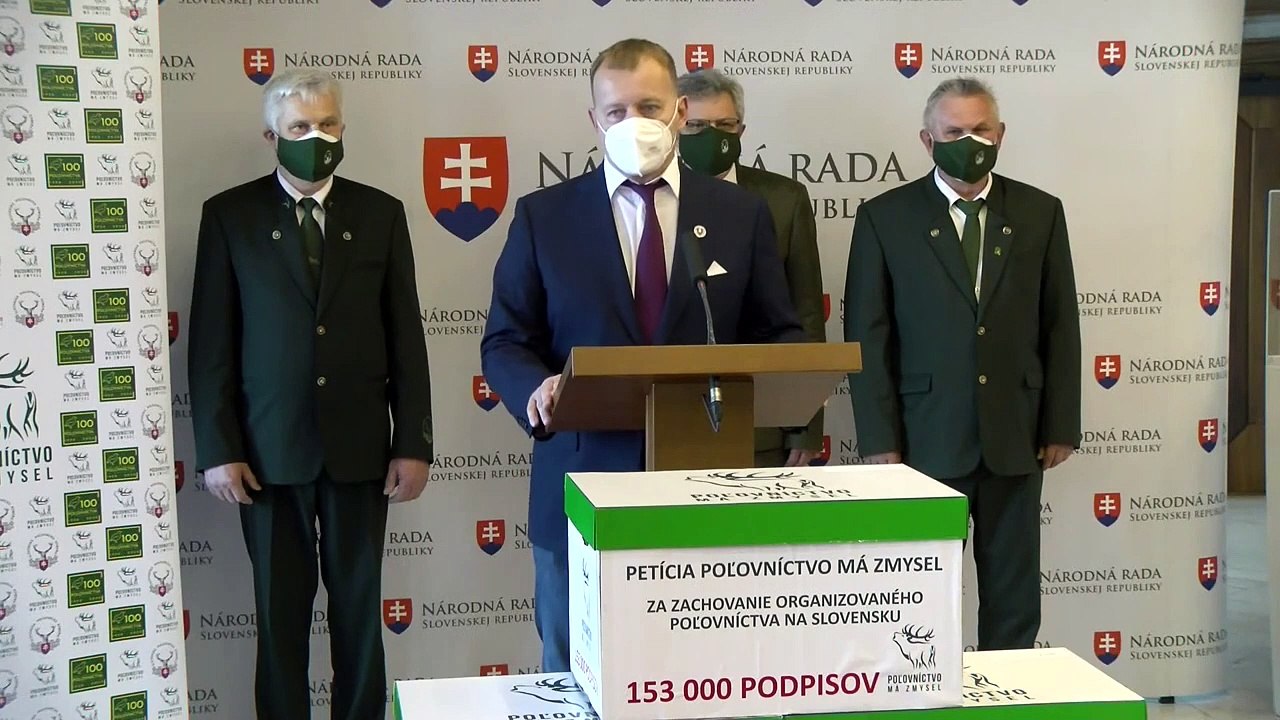 ZÁZNAM: TK predsedu Národnej rady SR Borisa Kollára k petícii poľovníkov
